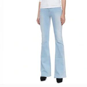 Light Blue Women's Flared Jeans